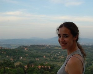 Emily in Perugia, Italy