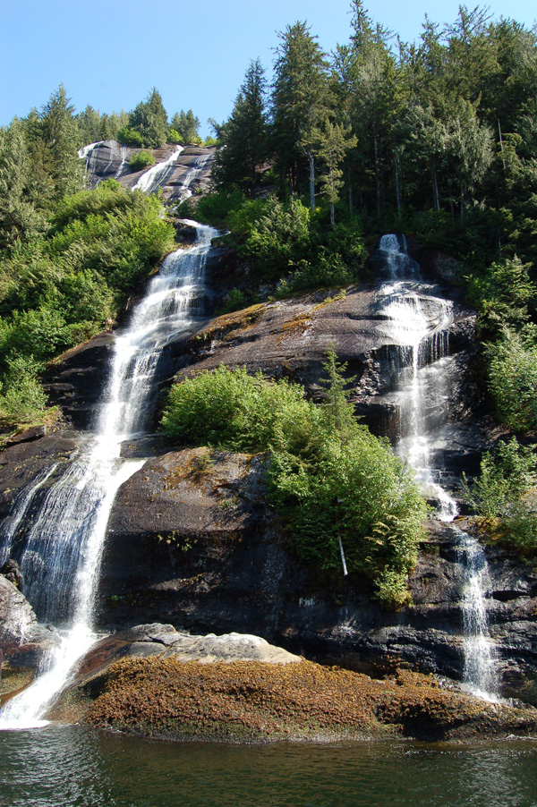 Waterfall in the Misty Fjords