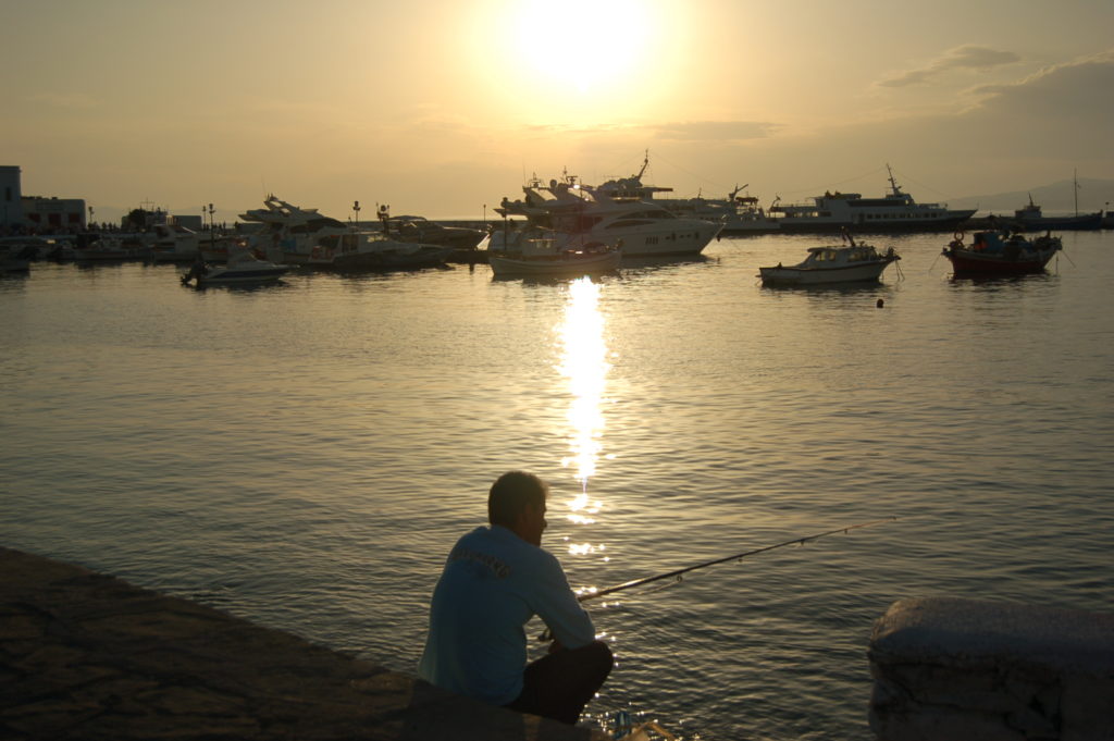 Fisherman In Mykonos Greece Maiden Voyage