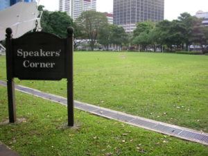 speaker's corner