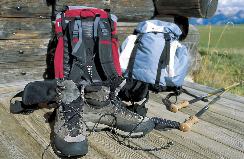 hiking tools and equipment