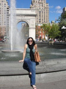 Emily in Washington Square Park