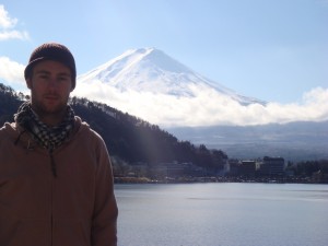 Johnny Ward at Mount Fuji