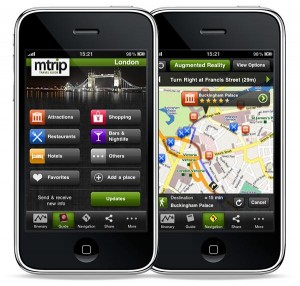 mTrip app: travel guide