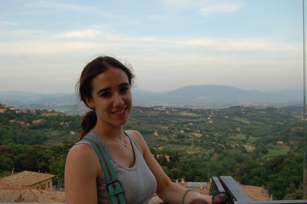 Emily in Perugia, Italy