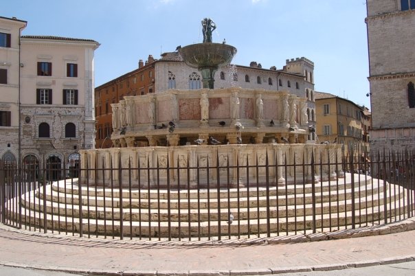 Perugia's fountain in the main square