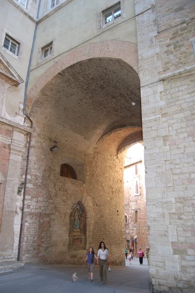 Arch in Perugia, Italy