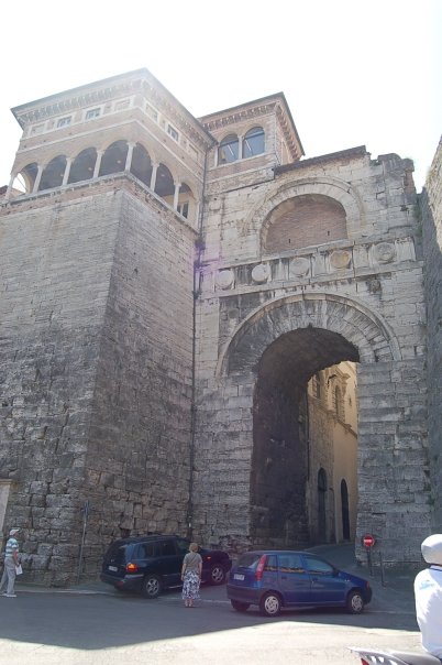 Perugia, Italy arch