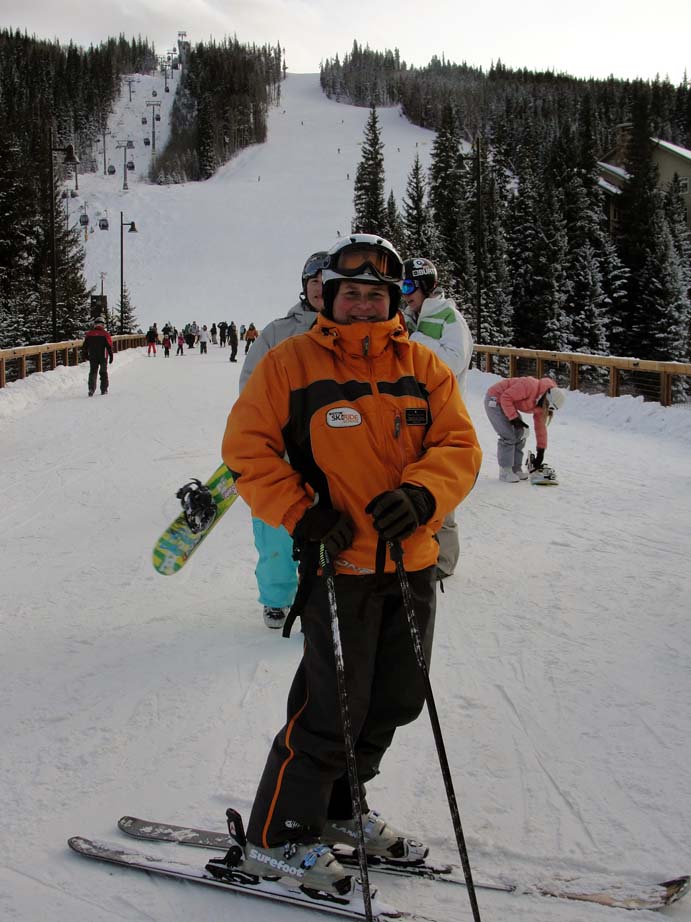 Ski instructor Kim Hesh Olson