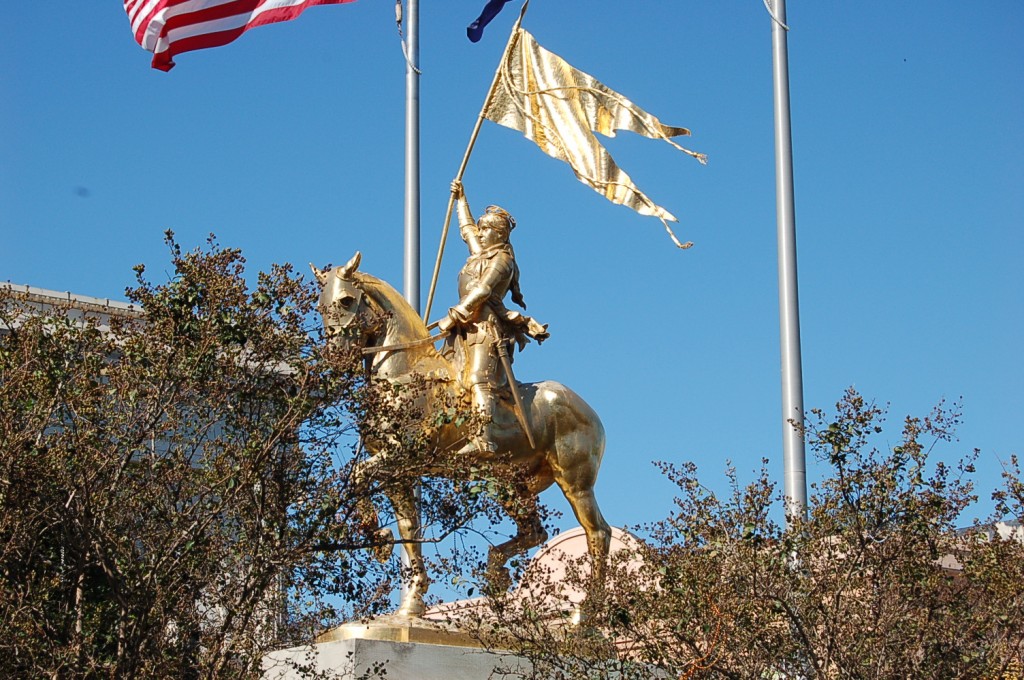 Joan of Arc statue in New Orleans, Louisiana