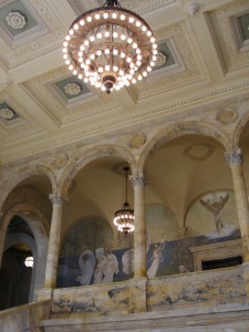 Boston Public Library arches