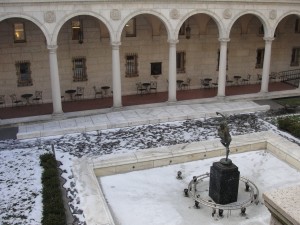 Boston Public Library courtyard