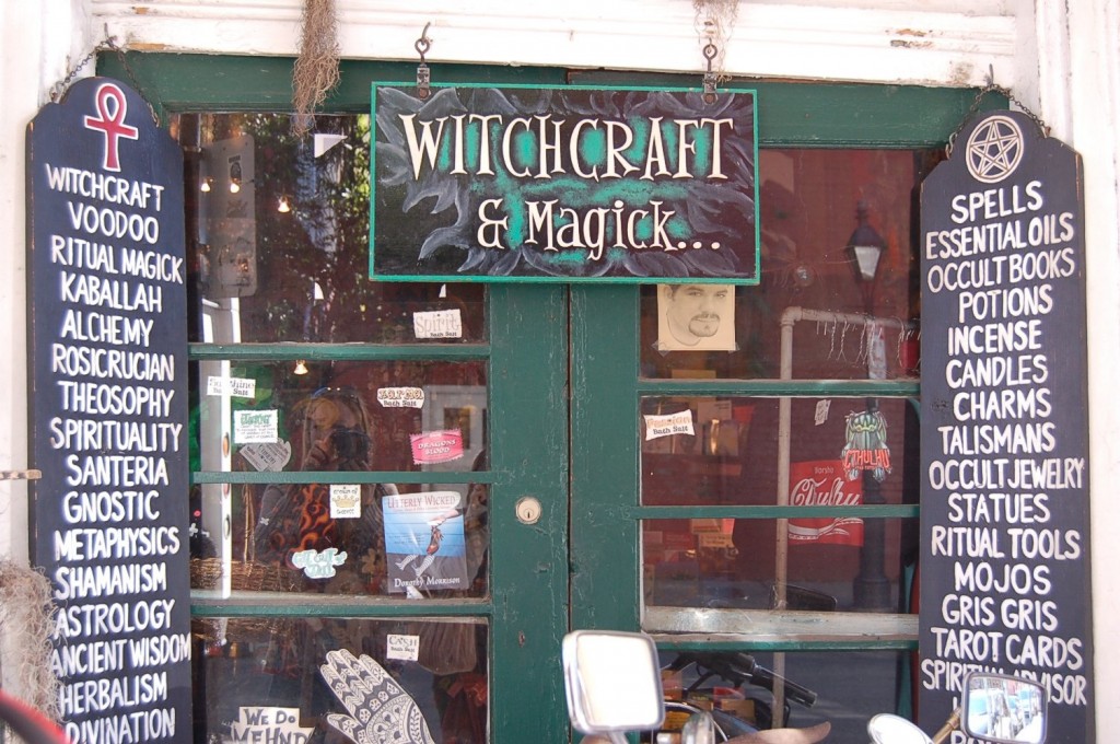 Witchcraft store in New Orleans