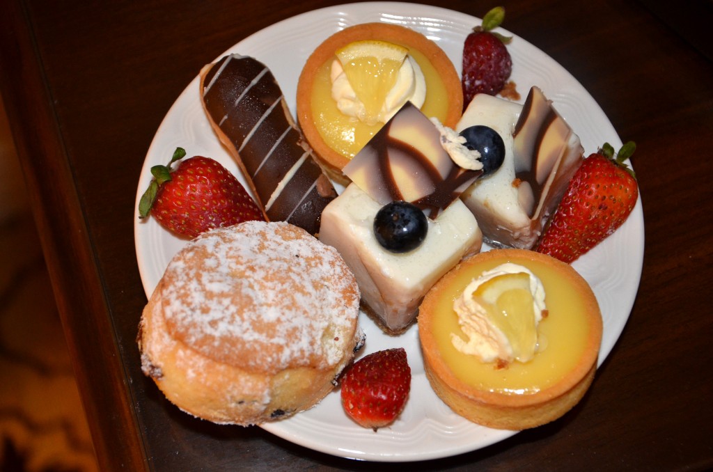 Treats from afternoon tea at Fairmont Hotel Vancouver