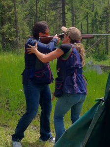 Shooting clay pigeons by TheVacationGals.com