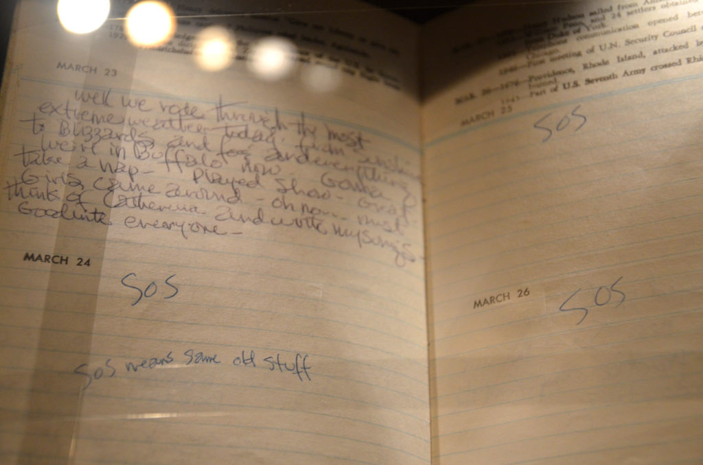 Jimi Hendrix's journal at Experience Music Project