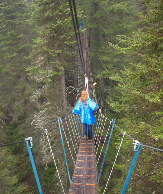 Canopy walk in Montana by CamelsandChocolate.com