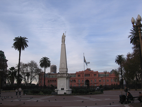 Plaza del Mayo in Buenos Aires, Argentina