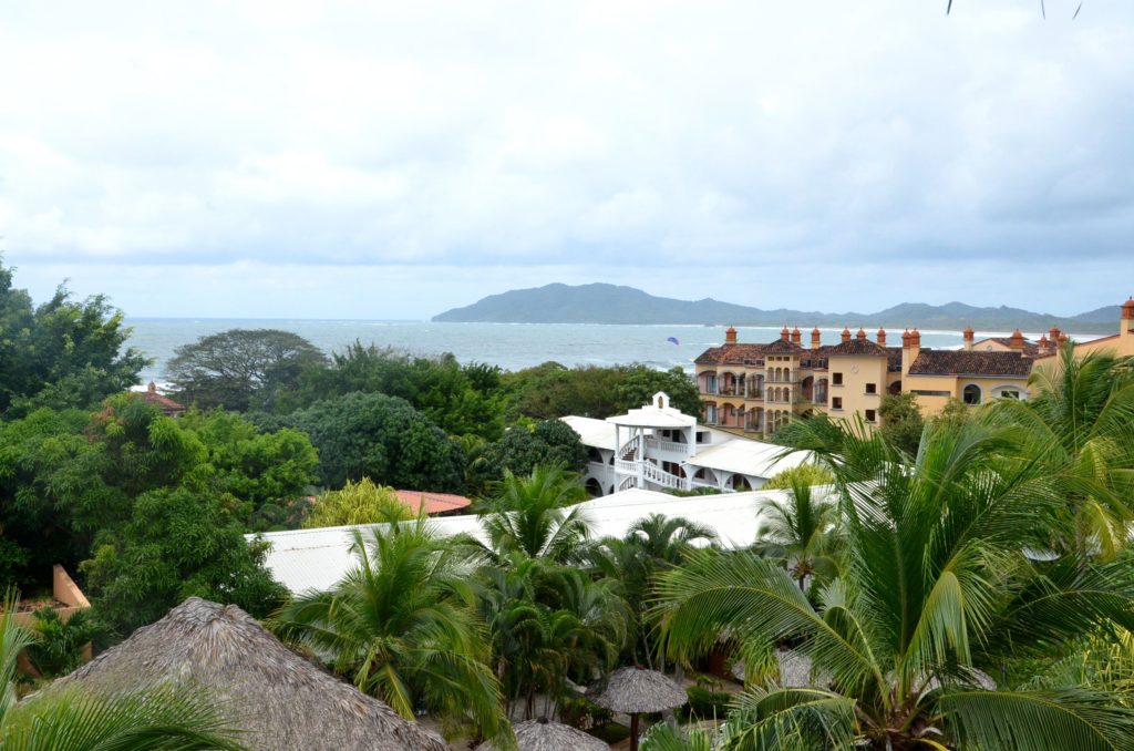 View from hotel room in Tamarindo, Costa Rica