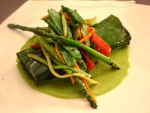 Steamed sea bass in Costa Rica