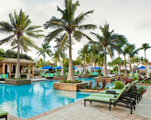 The Aruba Marriott pool