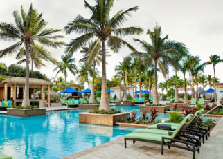 The Aruba Marriott pool
