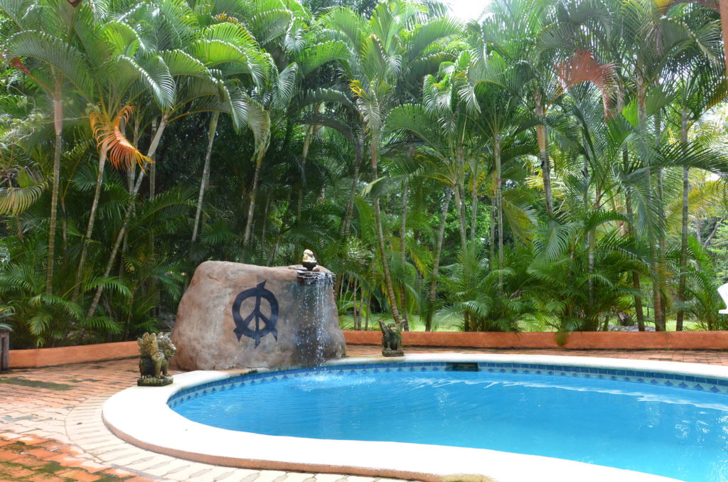 Pool at Peace Retreat in Costa Rica