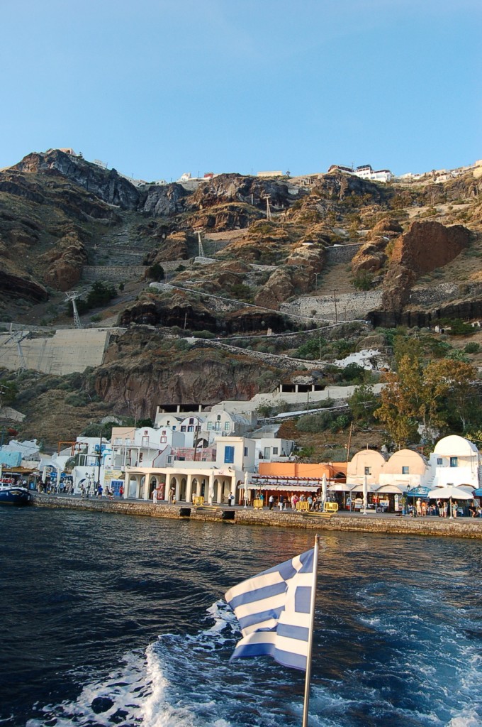 Saying goodbye to Santorini