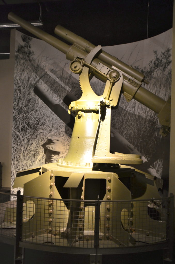A Japanese gun at the Pacific War Museum