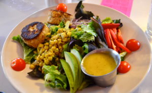 Crab cake salad in Fredericksburg