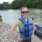 Emily at the Yorkin River