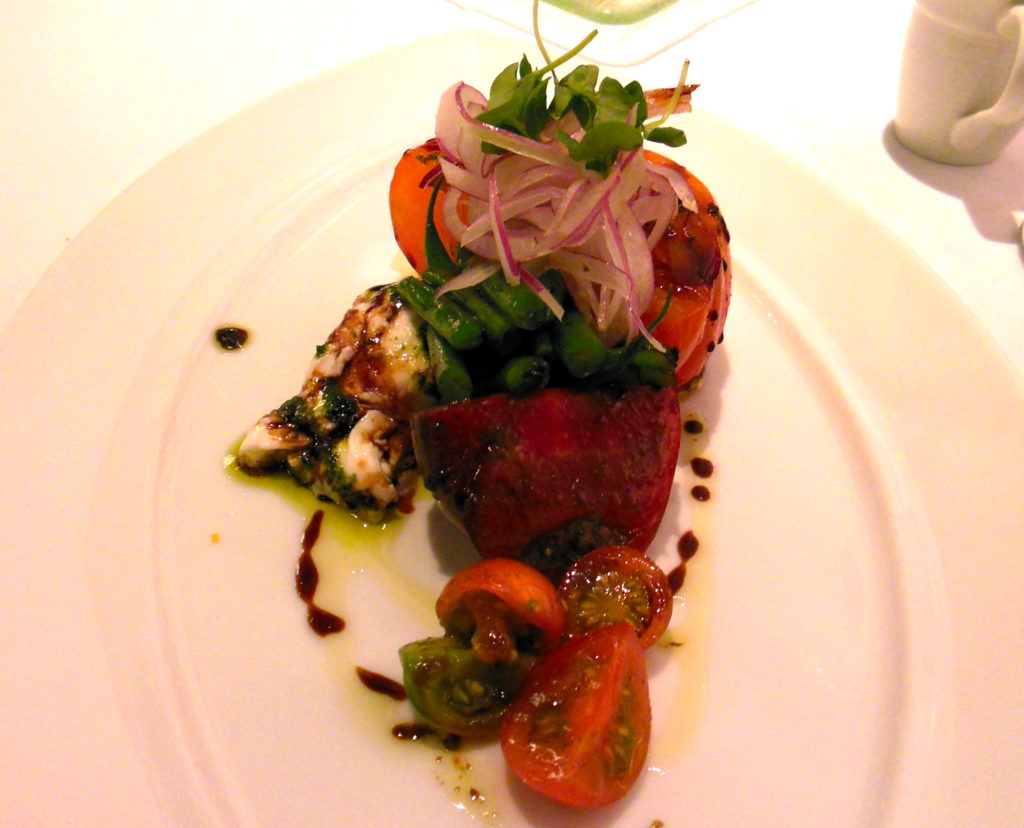 Tomato salad at Spago