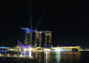 Marina bay Sands at night