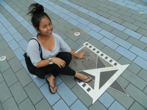 me in Avenue of the Stars