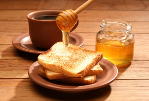 Breakfast-Toast and Honey